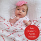 LollyBanks_Baby Cotton Muslin Swaddle Blanket - Candy Canes_3