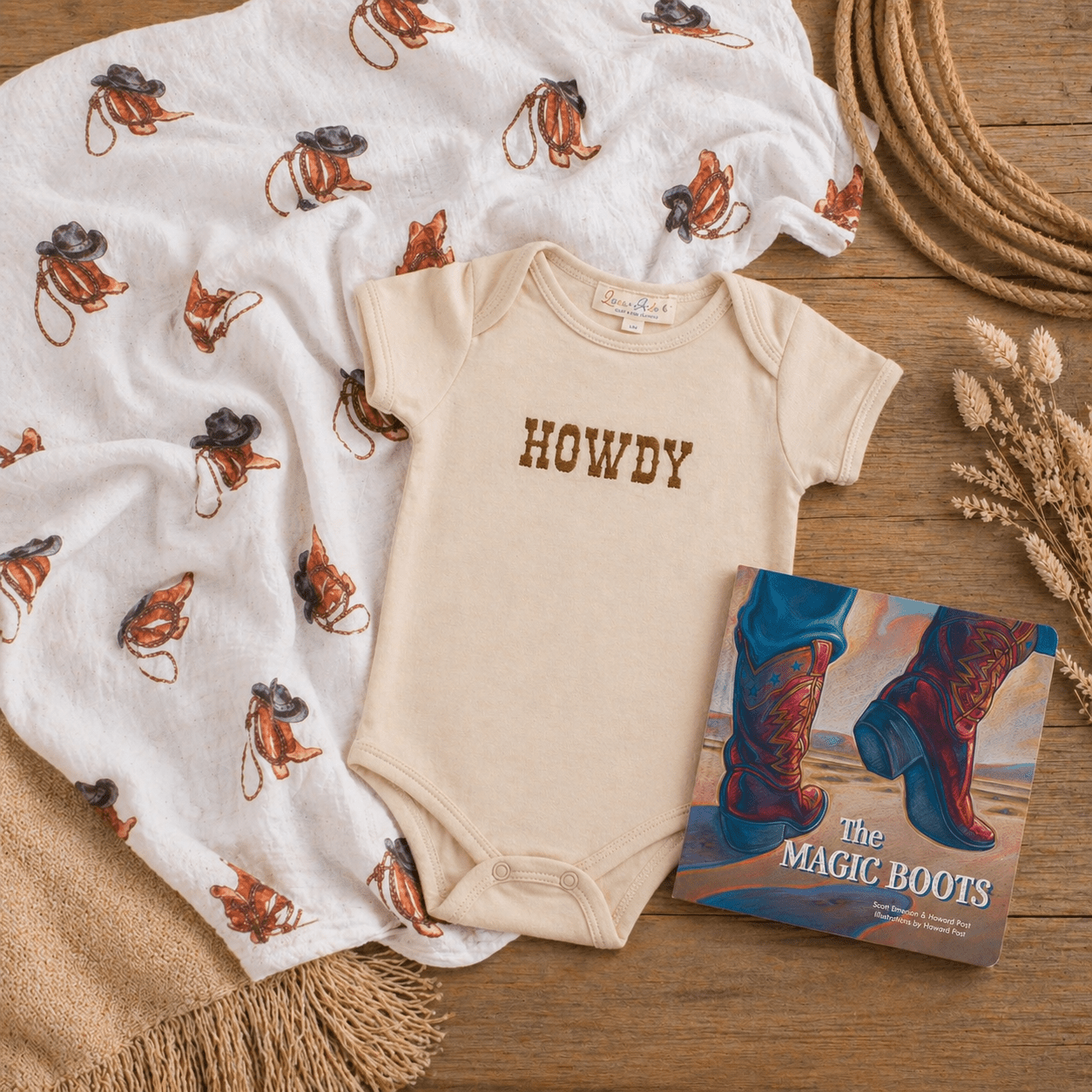 Baby Cowboy Gift Set - Magic Boots - Magnolia BabyBaby Gift Set