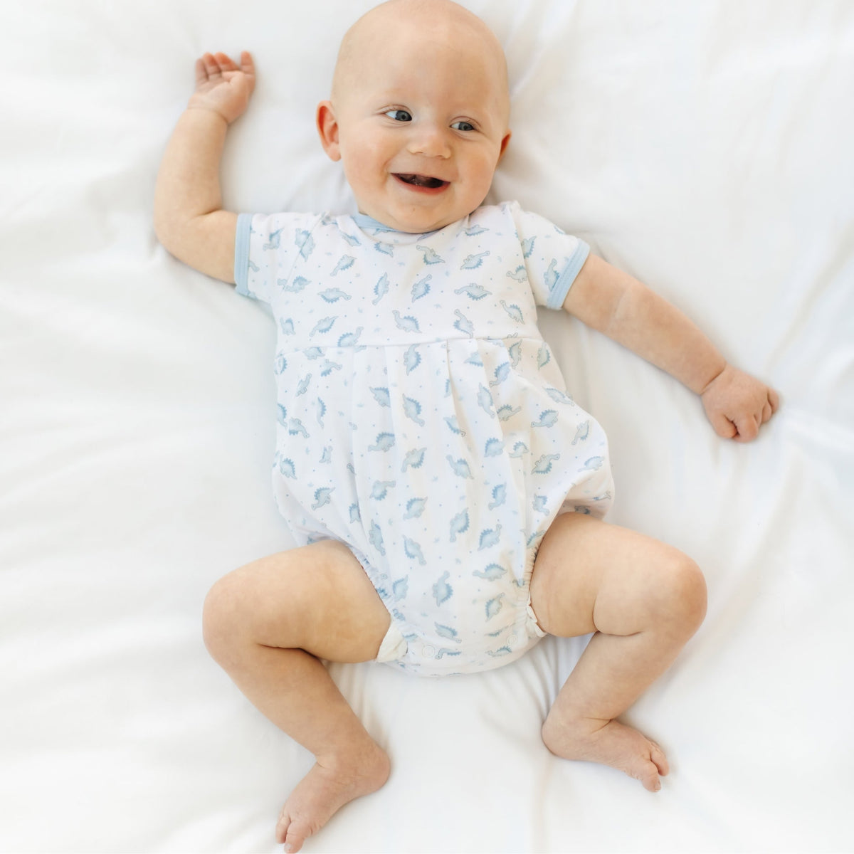Magnolia Baby_Baby Dino Print Short Sleeve Bubble_2