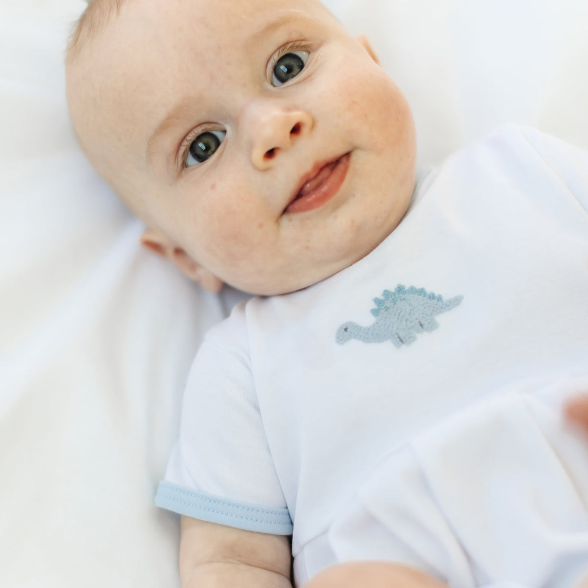 Magnolia Baby_Baby Dino Short Sleeve Bubble_1