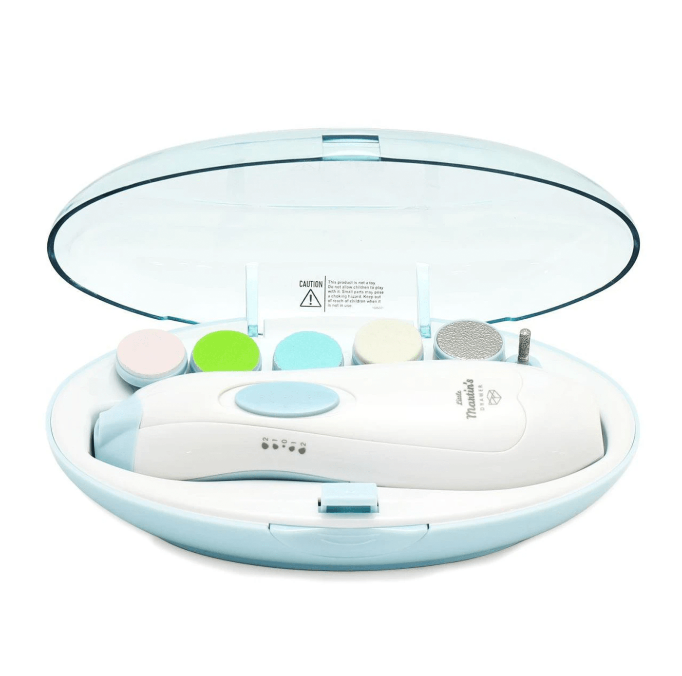 Baby Electric Nail Trimmer with Light - Blue - Magnolia Baby
