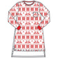 Baby Fair Isle Night Shirt Adult - Red - Magnolia BabyNight Shirt