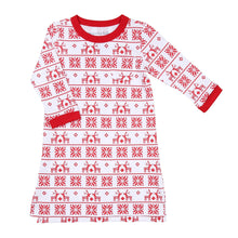  Baby Fair Isle Nightdress - Red - Magnolia BabyNightdress