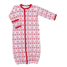  Baby Fair Isle Print Converter - Red - Magnolia BabyConverter Gown