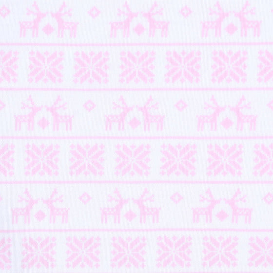 Baby Fair Isle Print Hat - Pink - Magnolia BabyHat