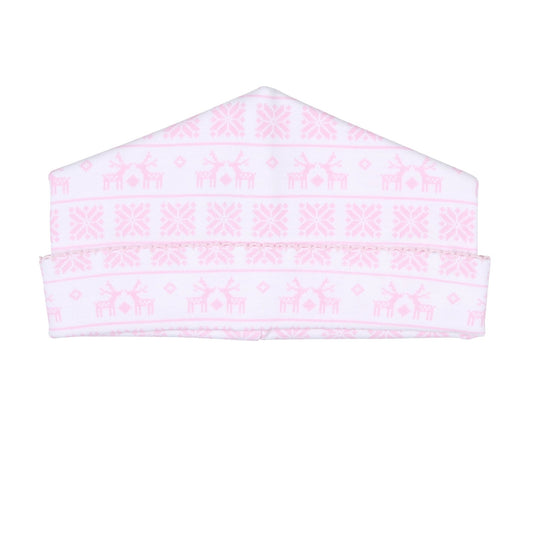 Baby Fair Isle Print Hat - Pink - Magnolia BabyHat