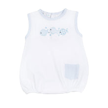 Baby Fish Applique Bubble - Light Blue - Magnolia BabyBubble