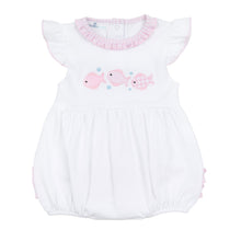  Baby Fish Applique Bubble - Pink - Magnolia BabyBubble