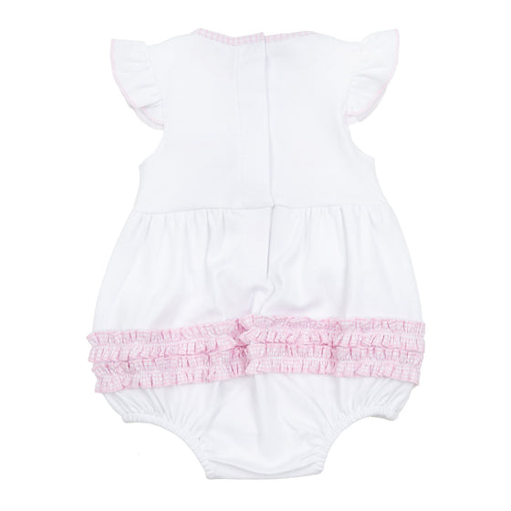 Baby Fish Applique Bubble - Pink - Magnolia BabyBubble