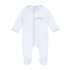 Baby Fish Applique Footie - Light Blue - Magnolia BabyFootie
