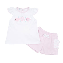  Baby Fish Applique Short Set - Pink - Magnolia BabyShort Set