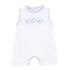Baby Fish Applique Sleeveless Short Playsuit - Light Blue - Magnolia BabyShort Playsuit