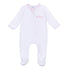 Baby Fish Applique Zip Footie - Pink - Magnolia BabyFootie