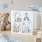 Baby Gift Enclosure Card - Blue - Magnolia BabyStationery