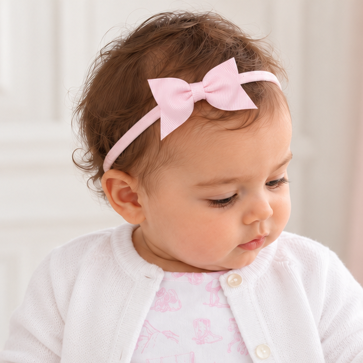 Baby Girl Bubble + Cardigan Gift Set - Wild West Toile