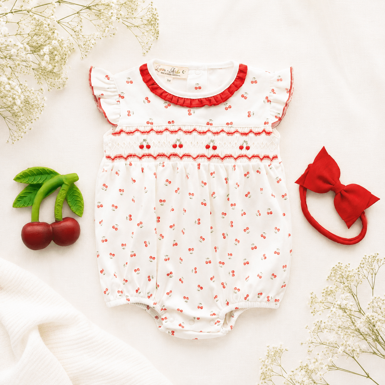 Baby Girl Bubble Gift Set - Cherry Grove - Magnolia BabyBubble Gift Set