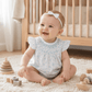 Baby Girl Bubble Gift Set - Eloise's Classics Bishop Smocked - Magnolia BabyBaby Gift Set