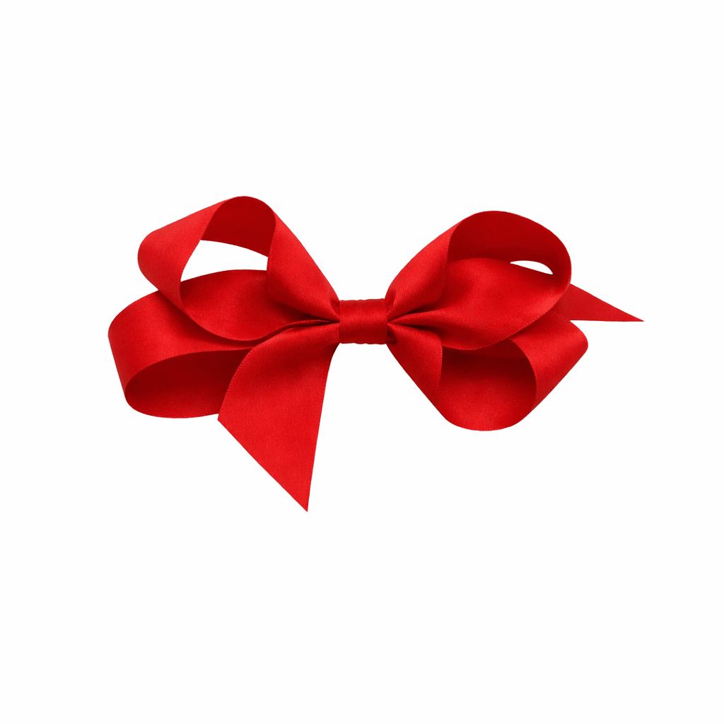 Baby Girl Classic Grosgrain Bow - Red - 2 Inch - Magnolia BabyBow