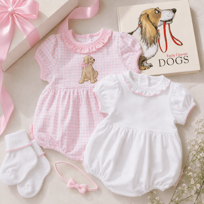 Baby Girl Dog Lover Bubble Gift Set - Magnolia BabyBubble Gift Set