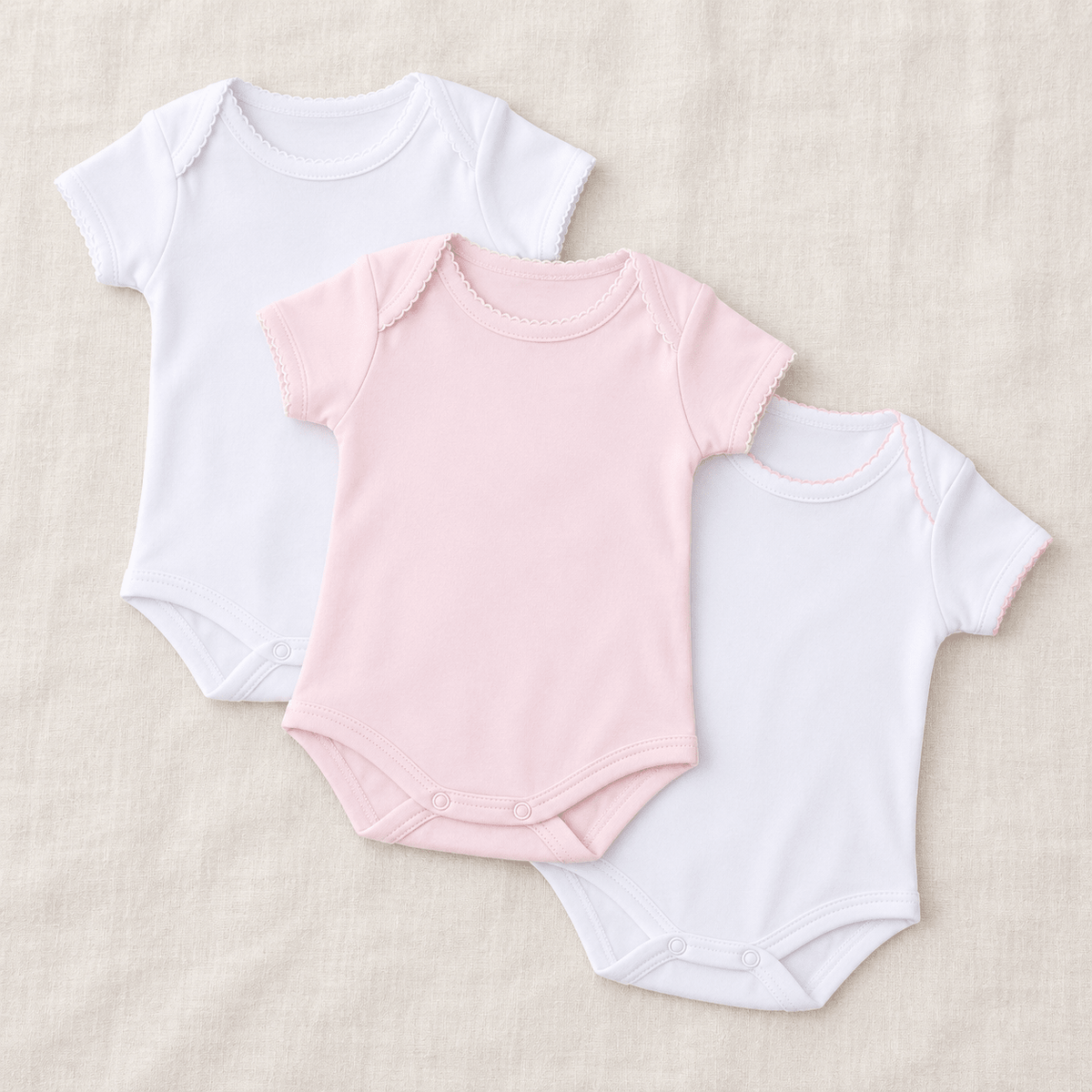 Magnolia Baby_Baby Girl Essentials Bodysuit Set of 3_1