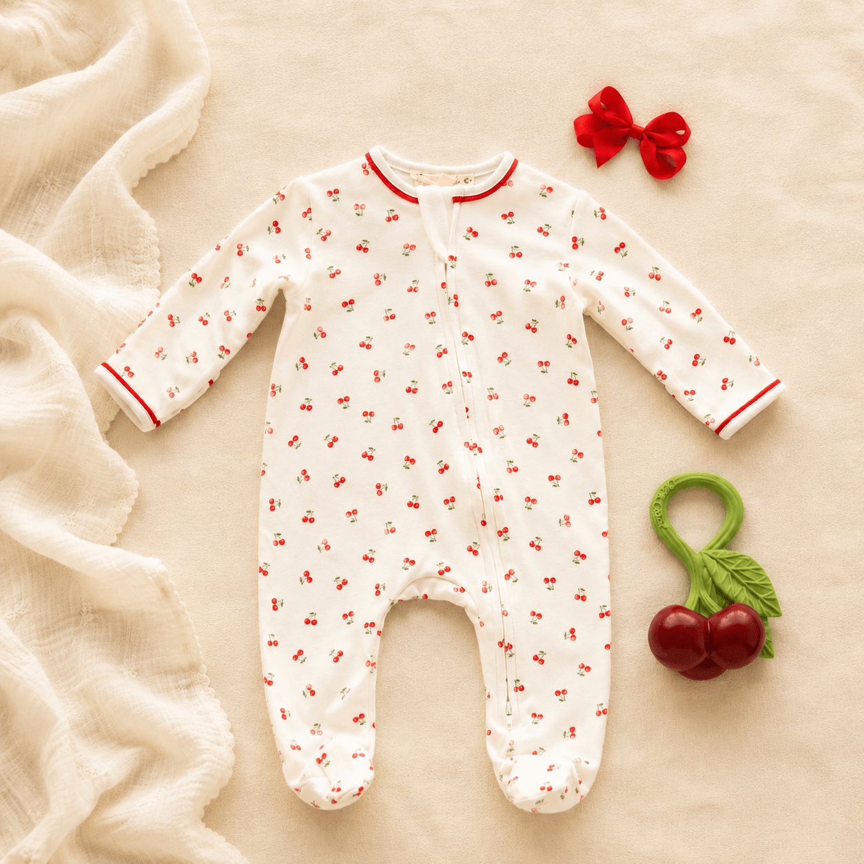 Baby Girl Footie Gift Set - Cherry Grove - Magnolia BabyBaby Gift Set