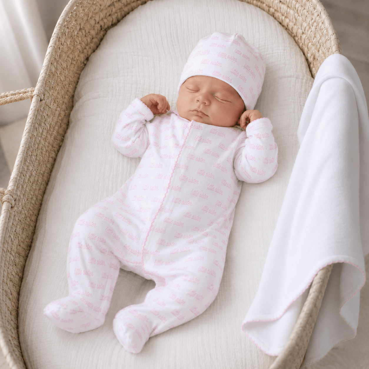 Baby Girl Footie Take Me Home Set - Print - Magnolia BabyFootie Gift Set