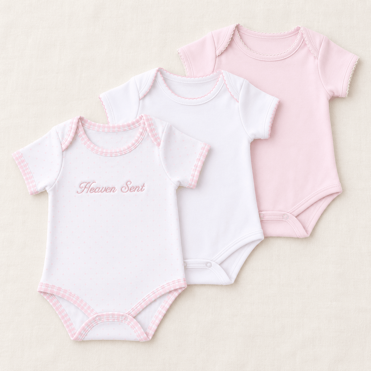 Magnolia Baby_Baby Girl Heaven Sent Bodysuit Gift Set_1