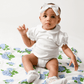 Little Hometown_Baby Girl Muslin Swaddle Blanket - Hydrangeas_3