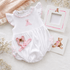 Baby Girl My Teddy Bubble Gift Set with Frame - Magnolia BabyBubble Gift Set