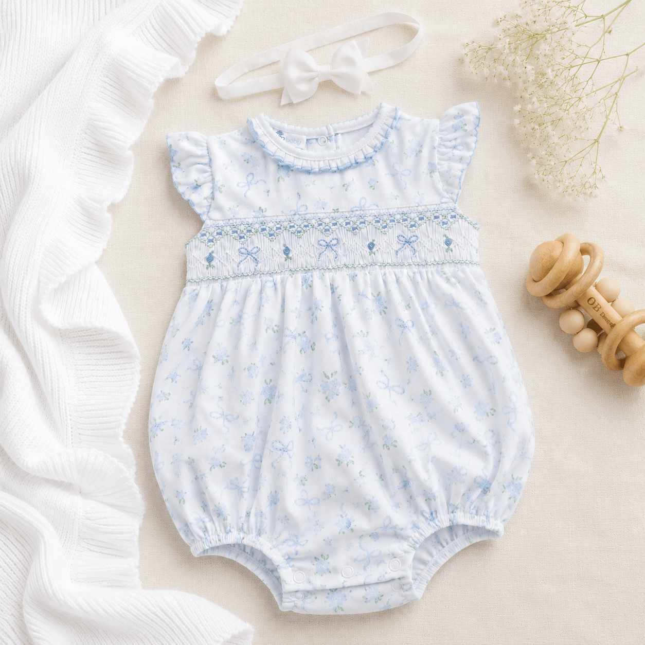 Baby Girl Smocked Bubble Premium Gift Set - Eloise's Classics - Magnolia BabyBaby Gift Set