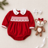 Magnolia Baby_Baby Girl Smocked Christmas Bubble Gift Set - Millie_1