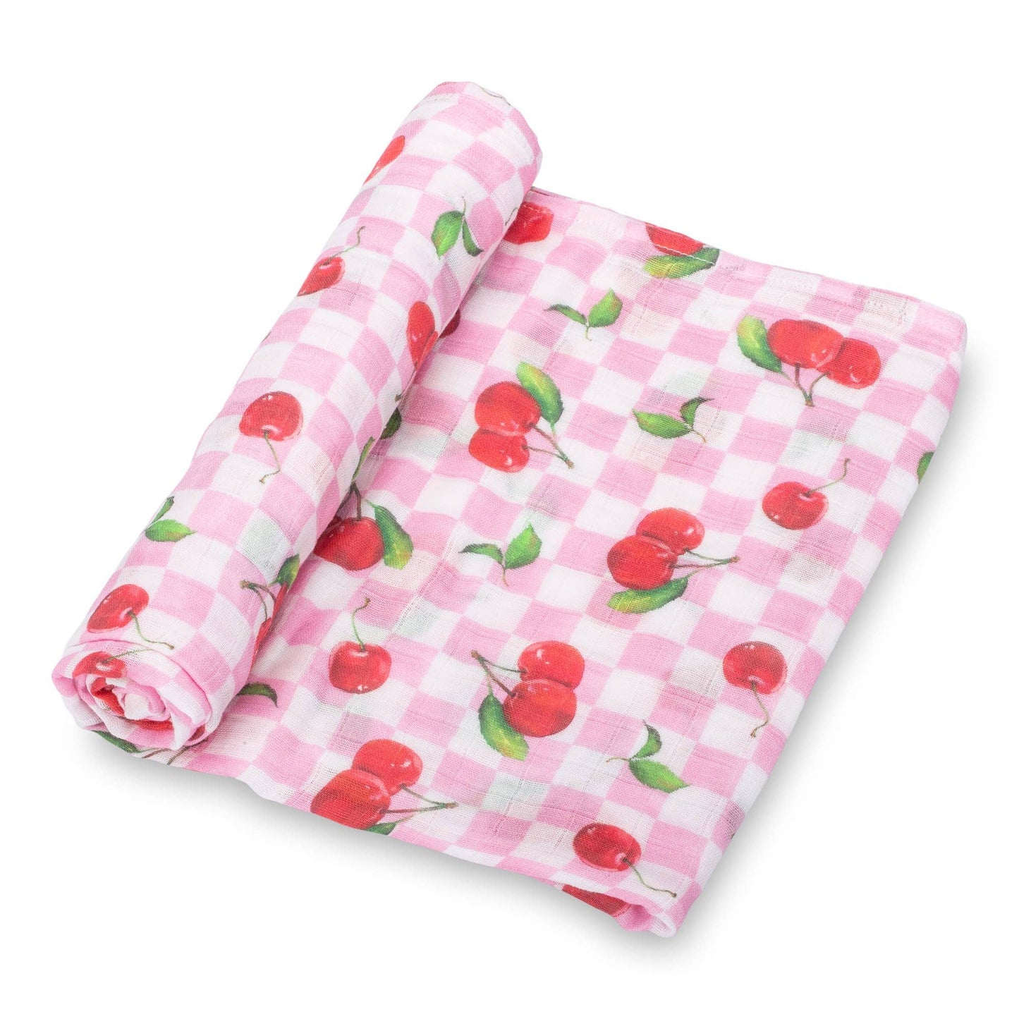 Baby Girl Swaddle Gift Set - Cherry - Magnolia BabySwaddle Gift Set