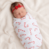 Magnolia Baby_Baby Girl Swaddle Set - Candy Cane_1