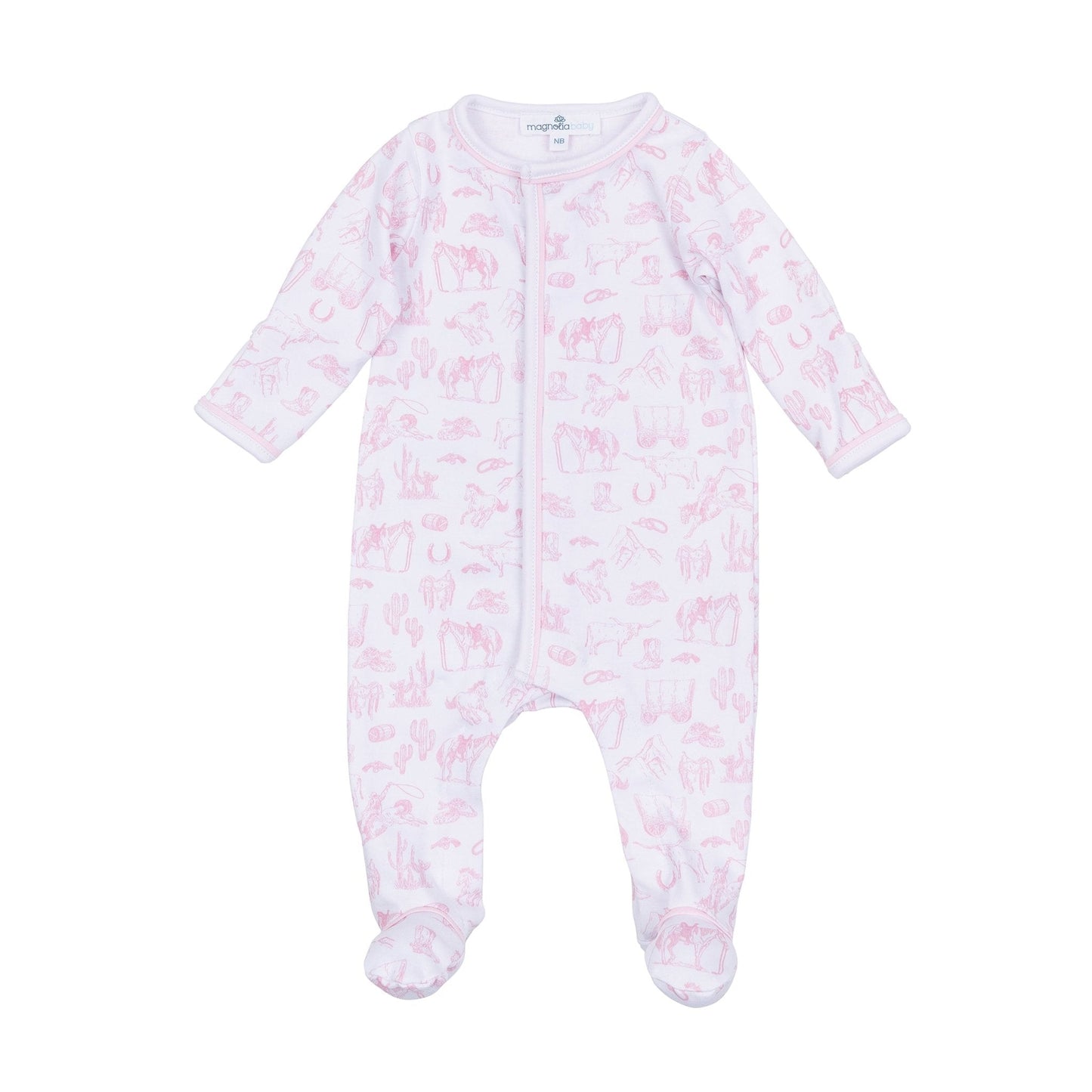 Magnolia Baby_Baby Girl Take Me Home Gift Set - Wild West Toile_2