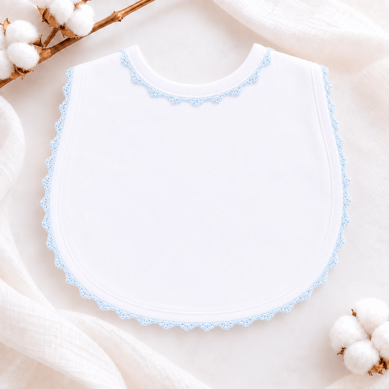 Baby Joy Bib - Blue - Magnolia BabyBib