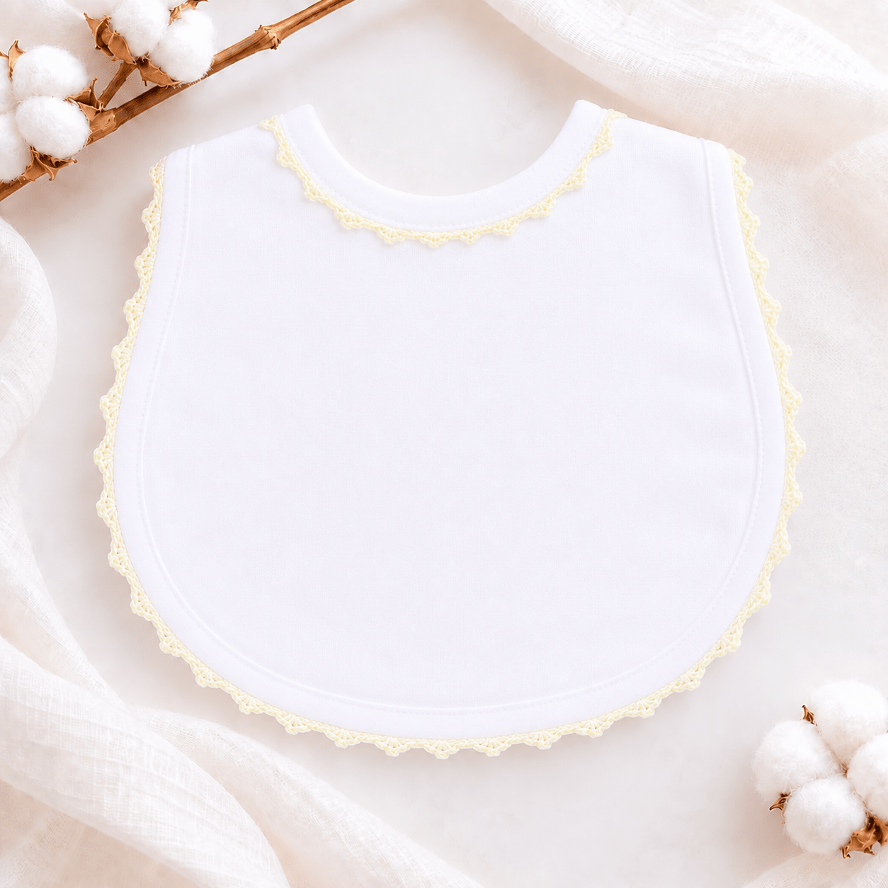 Baby Joy Bib - Yellow - Magnolia BabyBib