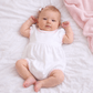 Baby Joy Bubble with Pink Crochet Trim - Magnolia BabyBubble