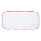 Baby Joy Burp Cloth with Red Crochet Trim - Magnolia BabyBurp Cloth