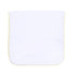 Baby Joy Burp Cloth with Yellow Crochet Trim - Magnolia BabyBurp Cloth