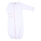 Baby Joy Converter with Pink Crochet Trim - Magnolia BabyConverter Gown
