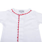 Baby Joy Converter with Red Crochet Trim - Magnolia BabyConverter Gown