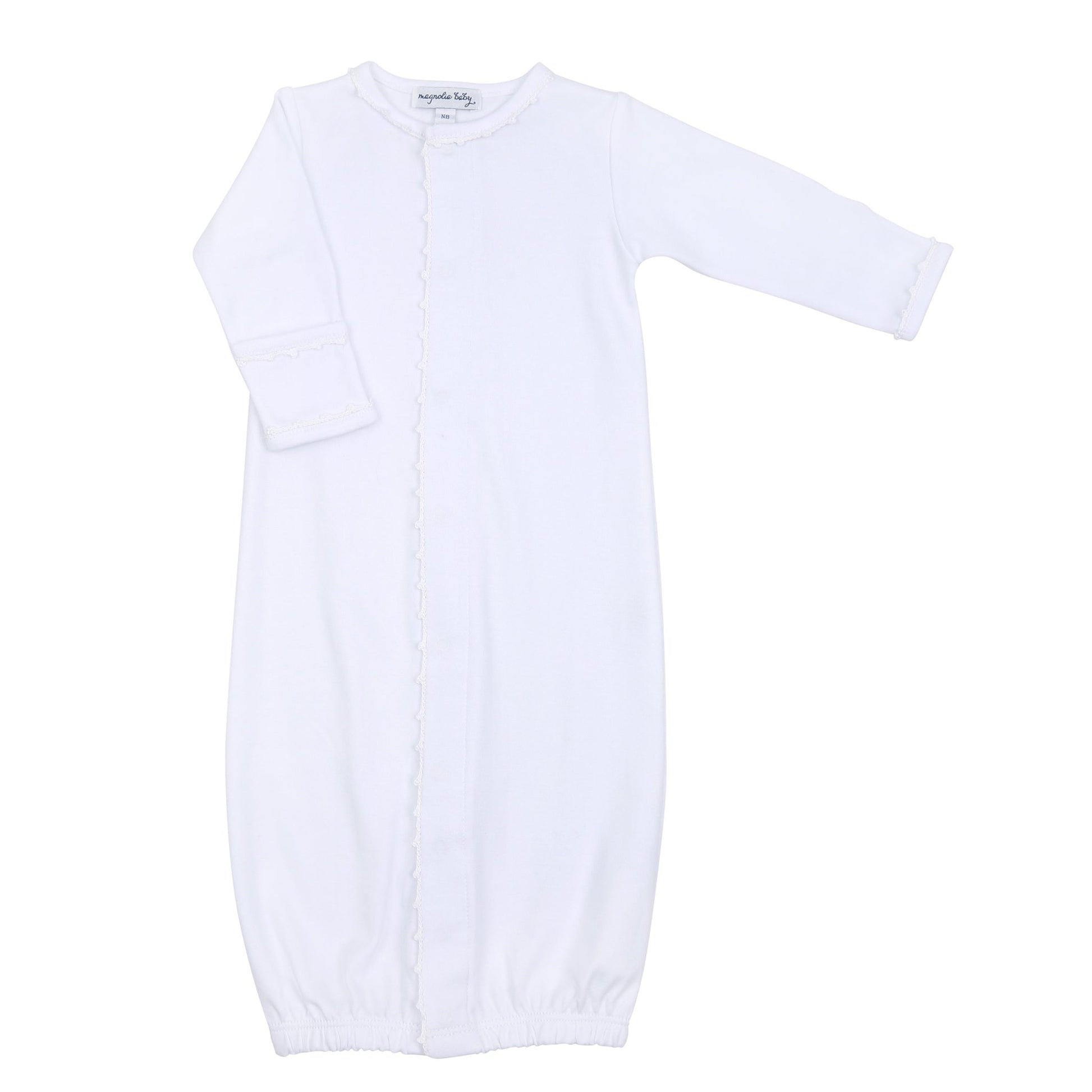 Baby Joy Converter with White Crochet Trim - Magnolia BabyConverter Gown