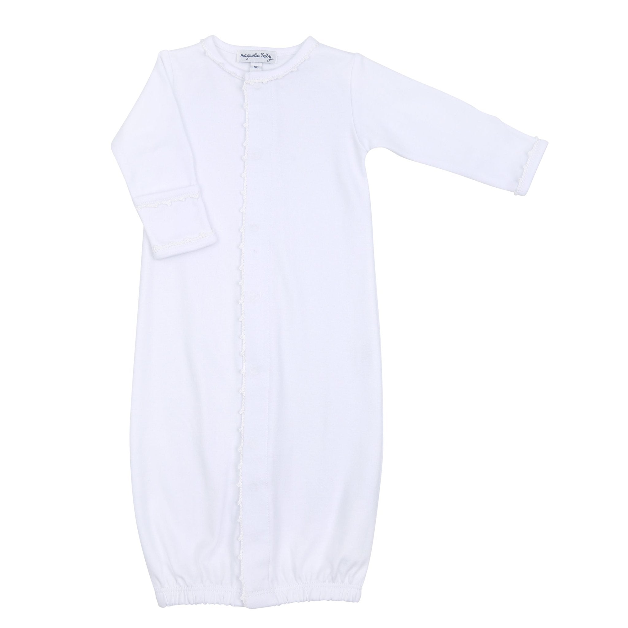 Baby Joy Converter with White Crochet Trim - Magnolia BabyConverter Gown