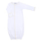 Baby Joy Converter with Yellow Crochet Trim - Magnolia BabyConverter Gown