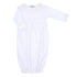 Baby Joy Gown with Yellow Crochet Trim - Magnolia BabyGown