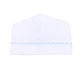Baby Joy Hat with Blue Crochet Trim - Magnolia BabyHat