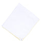 Baby Joy Receiving Blanket with Yellow Crochet Trim - Magnolia BabyReceiving Blanket