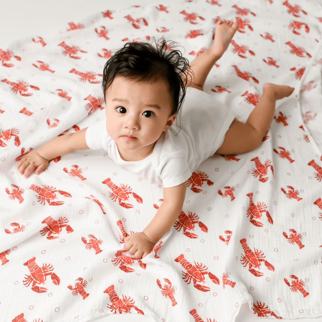 Little Hometown_Baby Muslin Swaddle Blanket - Heads & Tails_1