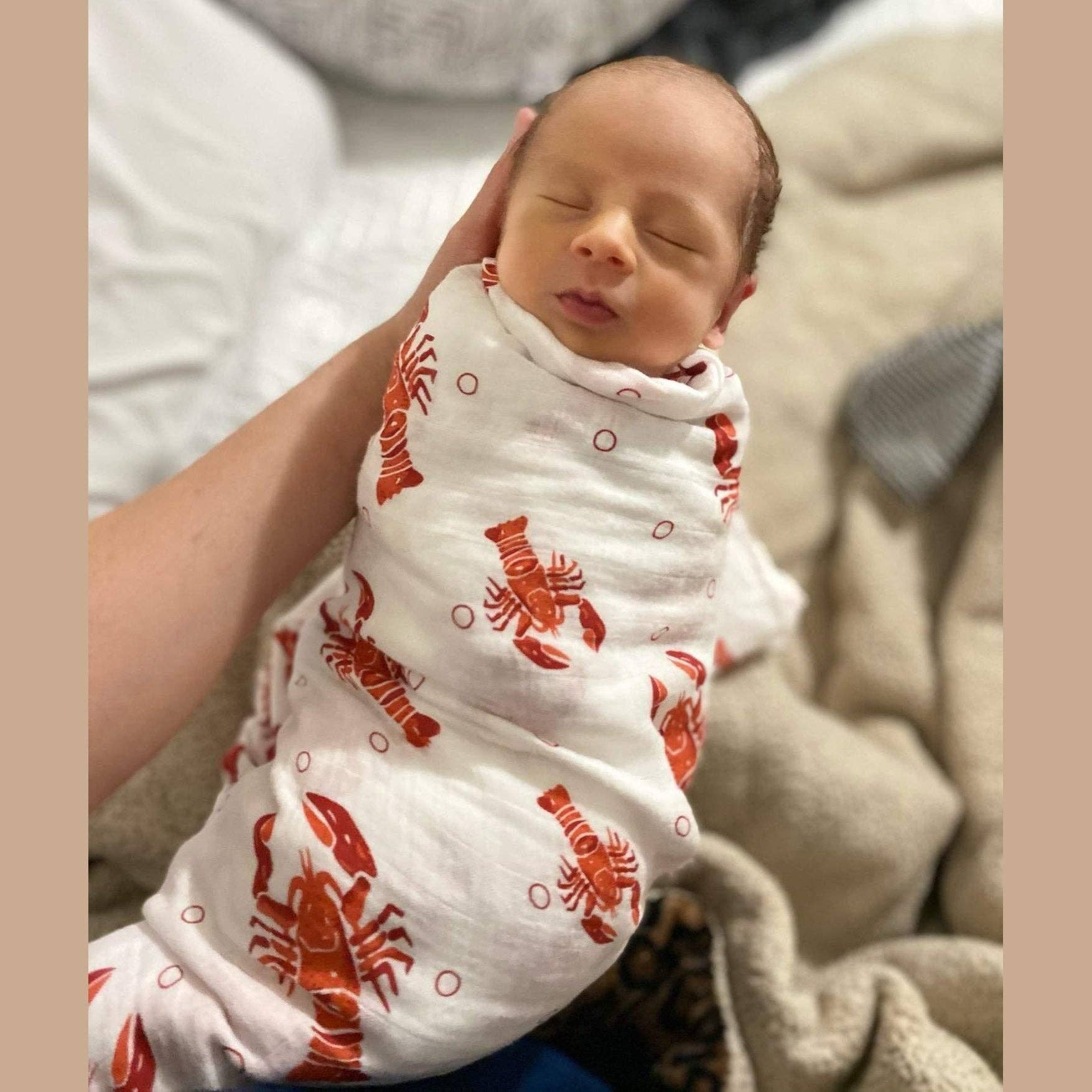 Little Hometown_Baby Muslin Swaddle Blanket - Heads & Tails_2