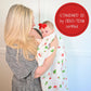 LollyBanks_Baby Muslin Swaddle Blanket - Santa Claus Christmas_3